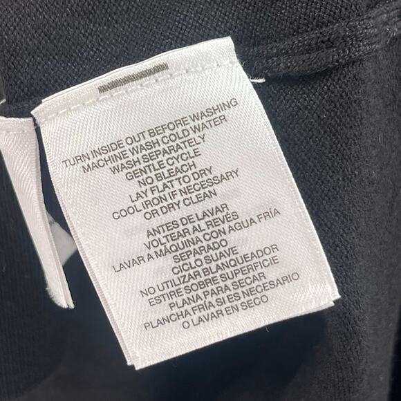 ANNE KLEIN Sweater Size 2X NWT Black Gold Button Detail Cowl Neck Plus Curvy - Picture 13 of 14